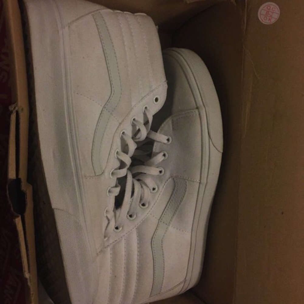 White high top vans - Picture 2 of 2